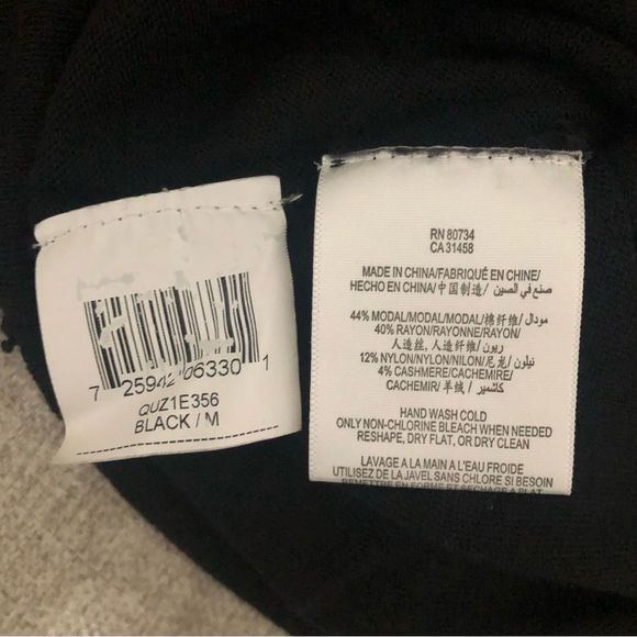 BCBGMAXAZRIA women’s black cardigan sweater - Picture 5 of 5